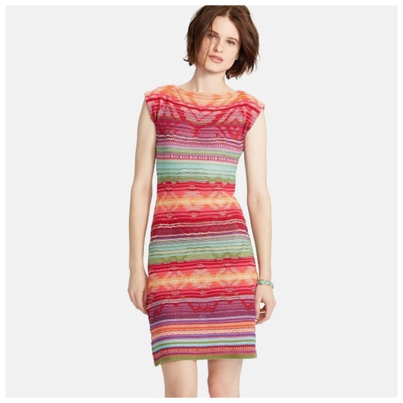 Ralph Lauren Linen & Cotton Cap Sleeve Dress - Picture 3 of 10